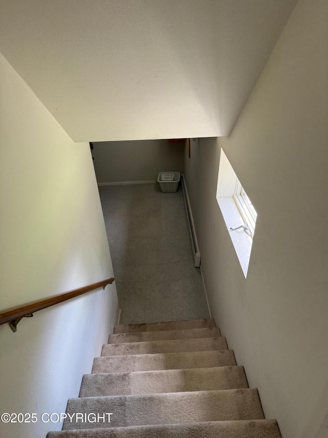 2090 Dimond Dr, Anchorage, AK 99507 - stairs with carpet