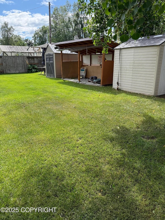 2090 Dimond Dr, Anchorage, AK 99507 - view of yard with a shed