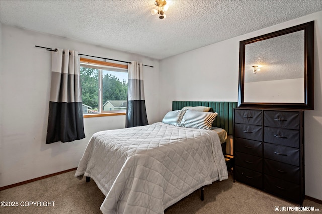 260 N Gloria St, Palmer, AK 99645 - carpeted bedroom with a textured ceiling and baseboards