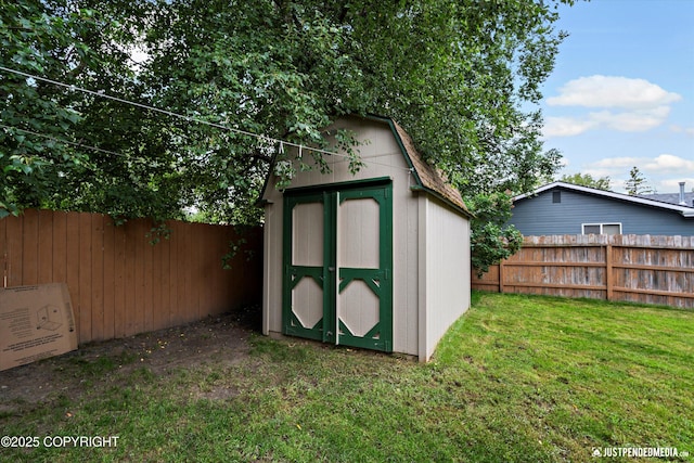 260 N Gloria St, Palmer, AK 99645 - view of shed with a fenced backyard