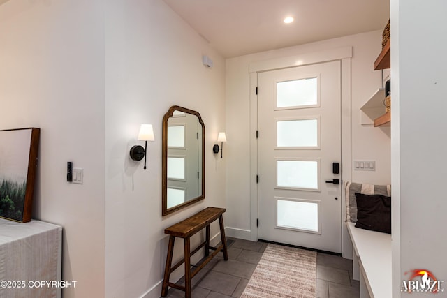 365 W Crestwood Ave, Wasilla, AK 99654 - entryway featuring tile patterned floors and recessed lighting