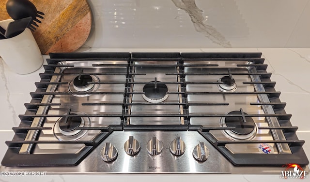 365 W Crestwood Ave, Wasilla, AK 99654 - kitchen view of stainless steel gas stovetop