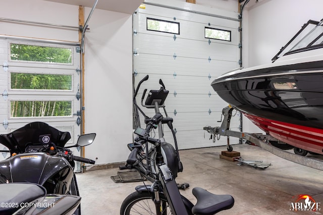 365 W Crestwood Ave, Wasilla, AK 99654 - exercise area featuring a garage