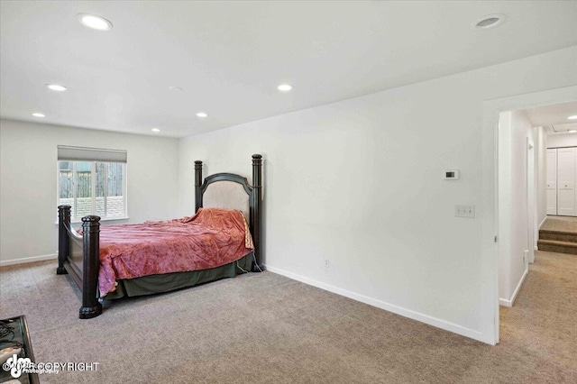2350 Canary Ct, Anchorage, AK 99515 - carpeted bedroom with recessed lighting
