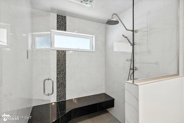 2350 Canary Ct, Anchorage, AK 99515 - full bath with a tile shower and healthy amount of natural light