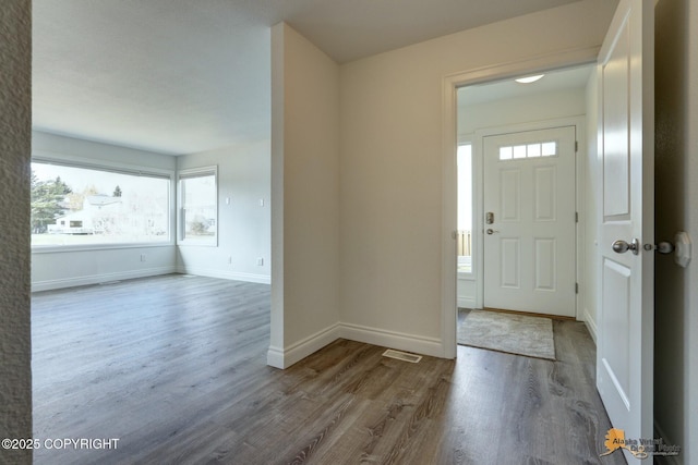 2350 Canary Ct, Anchorage, AK 99515 - foyer with wood finished floors and healthy amount of natural light