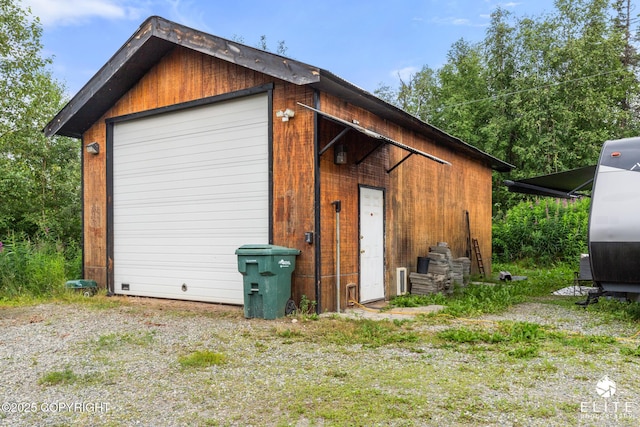 3021 N Arctic Fox Dr, Wasilla, AK 99654 - view of detached garage