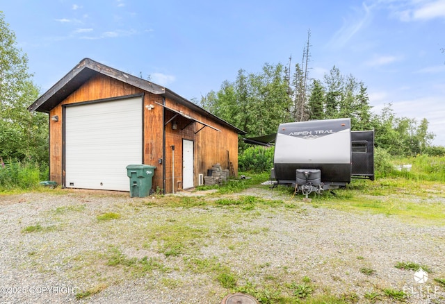 3021 N Arctic Fox Dr, Wasilla, AK 99654 - view of detached garage