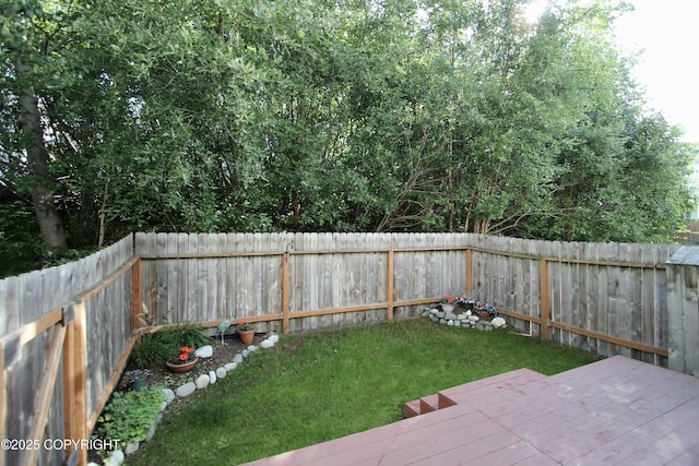 11613 Birch Knoll Loop, Anchorage, AK 99515 - fenced backyard featuring a deck