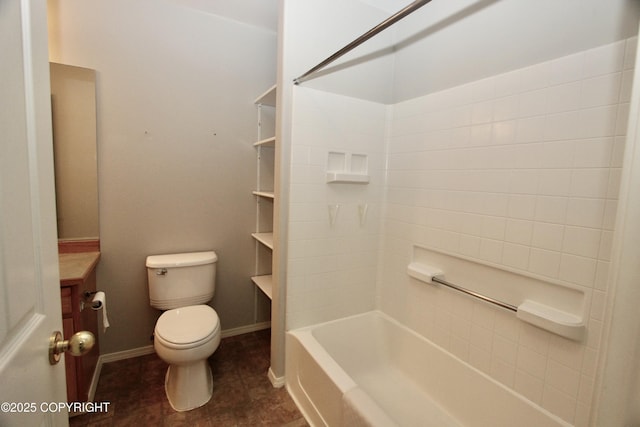 11613 Birch Knoll Loop, Anchorage, AK 99515 - bathroom with vanity, washtub / shower combination, and tile patterned floors