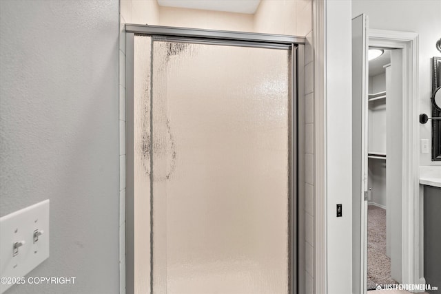 3561 Eastwind Dr, Anchorage, AK 99516 - full bath featuring a stall shower and a walk in closet