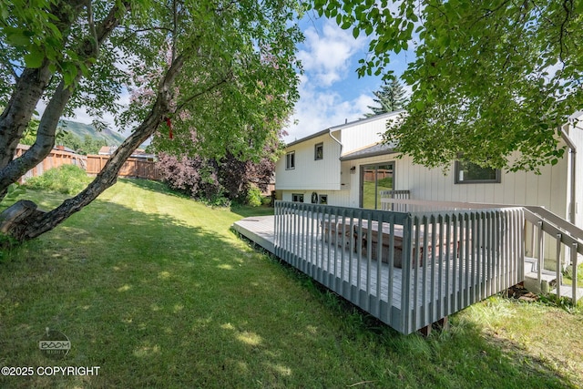 9645 Nulato Cir, Eagle River, AK 99577 - view of yard with a deck