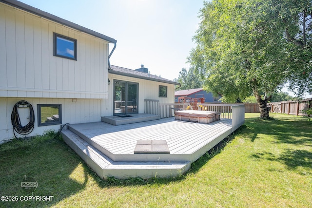 9645 Nulato Cir, Eagle River, AK 99577 - view of wooden terrace