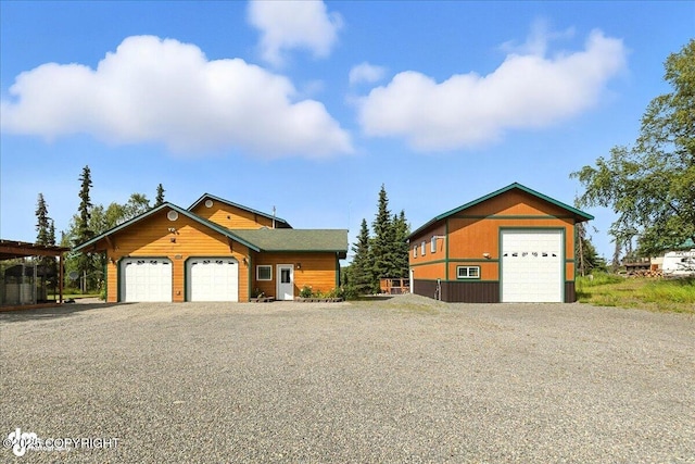 48350 Lakeside Ave, Soldotna, AK 99669 - view of front of property with gravel driveway