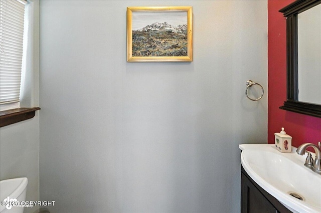 48350 Lakeside Ave, Soldotna, AK 99669 - bathroom with vanity and toilet