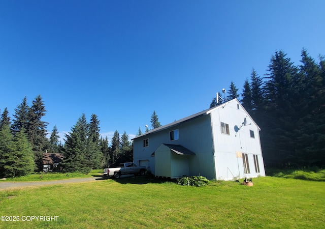 35196 Nordic Ct, Anchor Point, AK 99556 - view of home's exterior featuring a yard and driveway