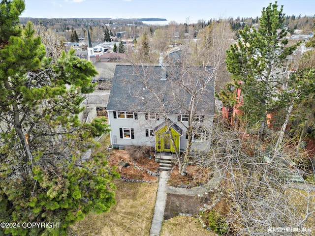 1334 K St, Anchorage, AK 99501 - view from above of property