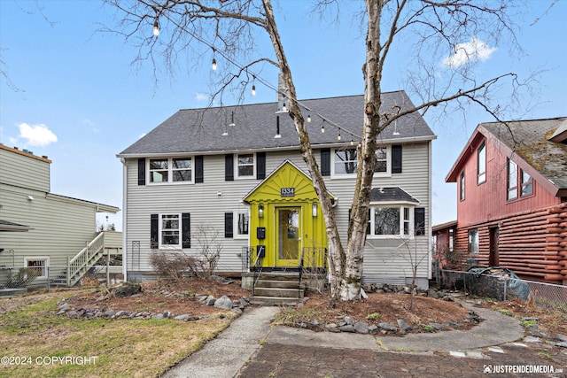 1334 K St, Anchorage, AK 99501 - view of front of home featuring a shingled roof
