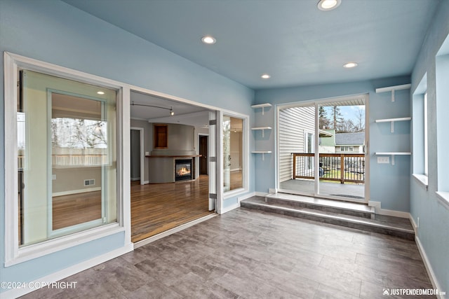 1334 K St, Anchorage, AK 99501 - view of unfurnished sunroom