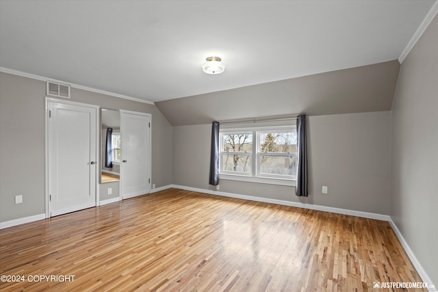 1334 K St, Anchorage, AK 99501 - additional living space with lofted ceiling and light wood finished floors