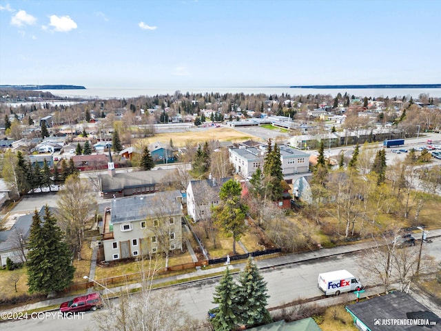 1334 K St, Anchorage, AK 99501 - drone / aerial view of a large body of water