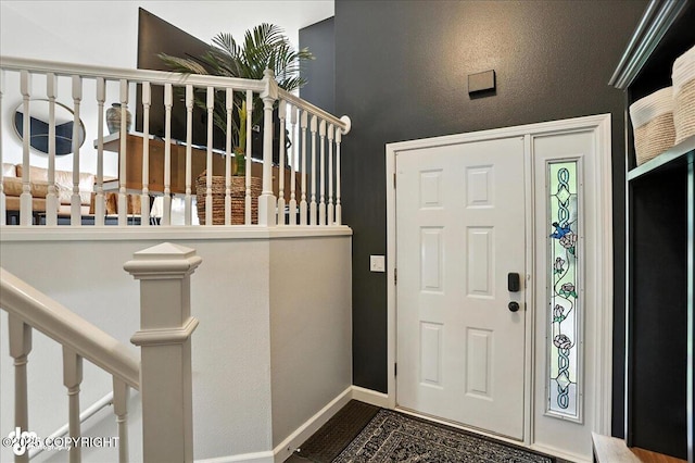21009 River Park Dr, Eagle River, AK 99577 - foyer entrance with baseboards