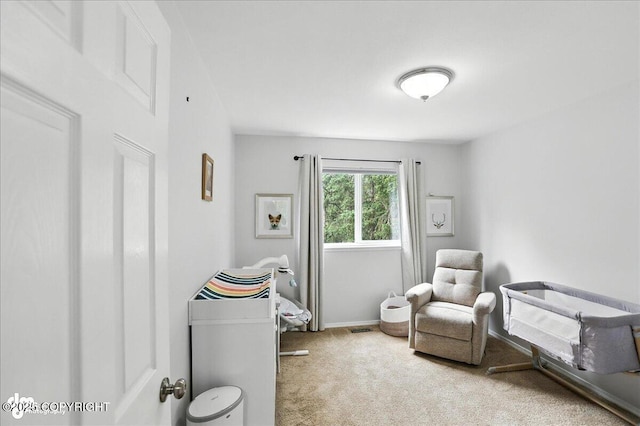 21009 River Park Dr, Eagle River, AK 99577 - sitting room with carpet floors and baseboards