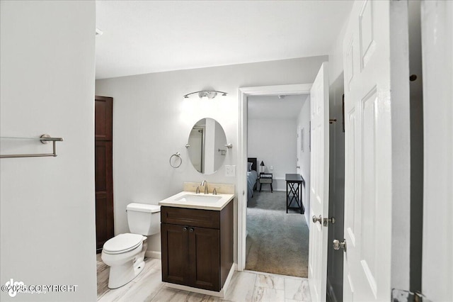 21009 River Park Dr, Eagle River, AK 99577 - bathroom featuring vanity and toilet