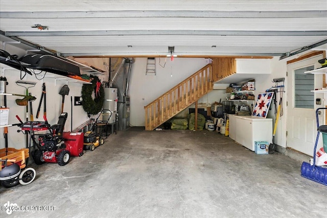 21009 River Park Dr, Eagle River, AK 99577 - garage featuring strapped water heater
