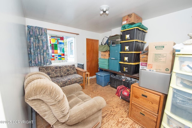 318 W 10th Ave, Anchorage, AK 99501 - living room featuring wood finished floors