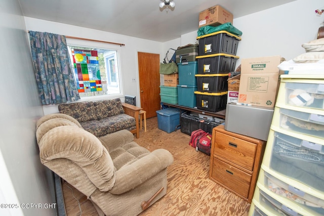 318 W 10th Ave, Anchorage, AK 99501 - living room with wood finished floors