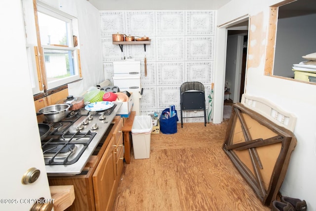 318 W 10th Ave, Anchorage, AK 99501 - kitchen featuring stainless steel gas stovetop