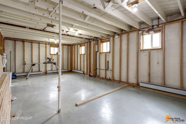 326 W 10th Ave, Anchorage, AK 99501 - below grade area featuring baseboard heating