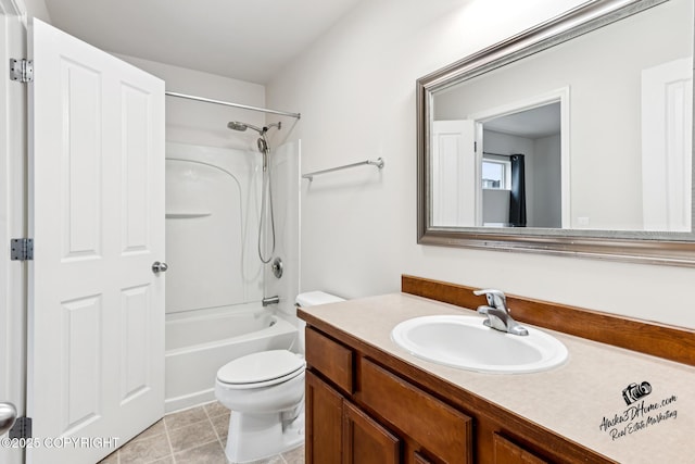 6507 Kara Sue Loop # 83, Anchorage, AK 99504 - full bathroom with vanity, tub / shower combination, and tile patterned floors