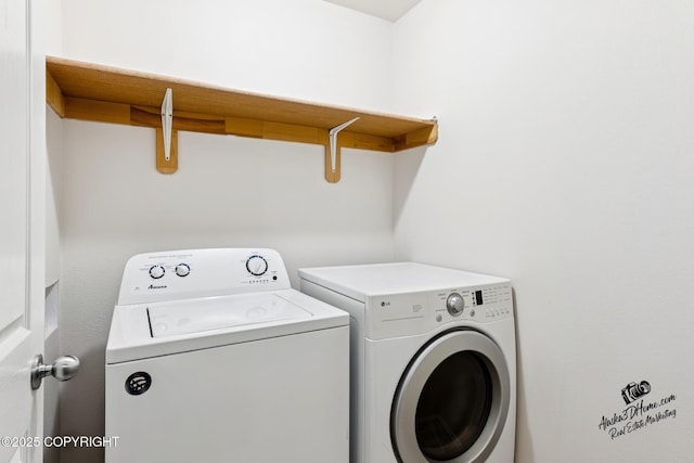 6507 Kara Sue Loop # 83, Anchorage, AK 99504 - washroom with washer and dryer