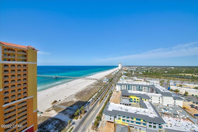 water view with a beach view