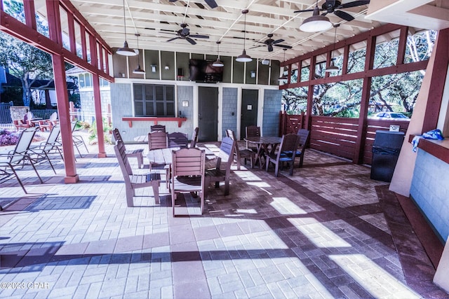 exterior space featuring plenty of natural light