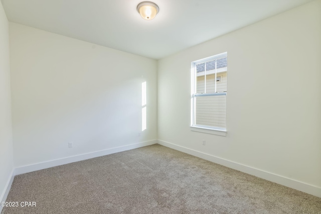 carpeted spare room with a wealth of natural light