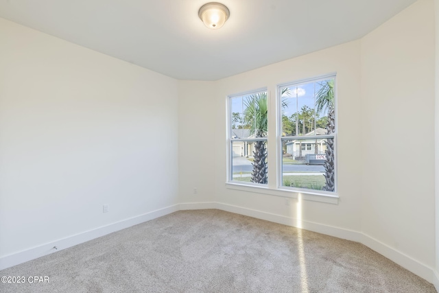 empty room with carpet floors