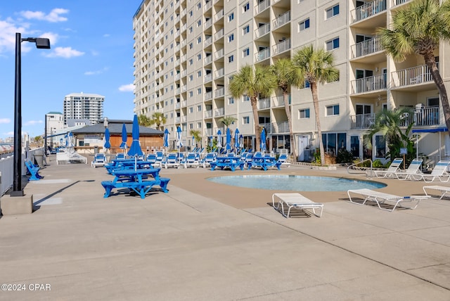 view of pool