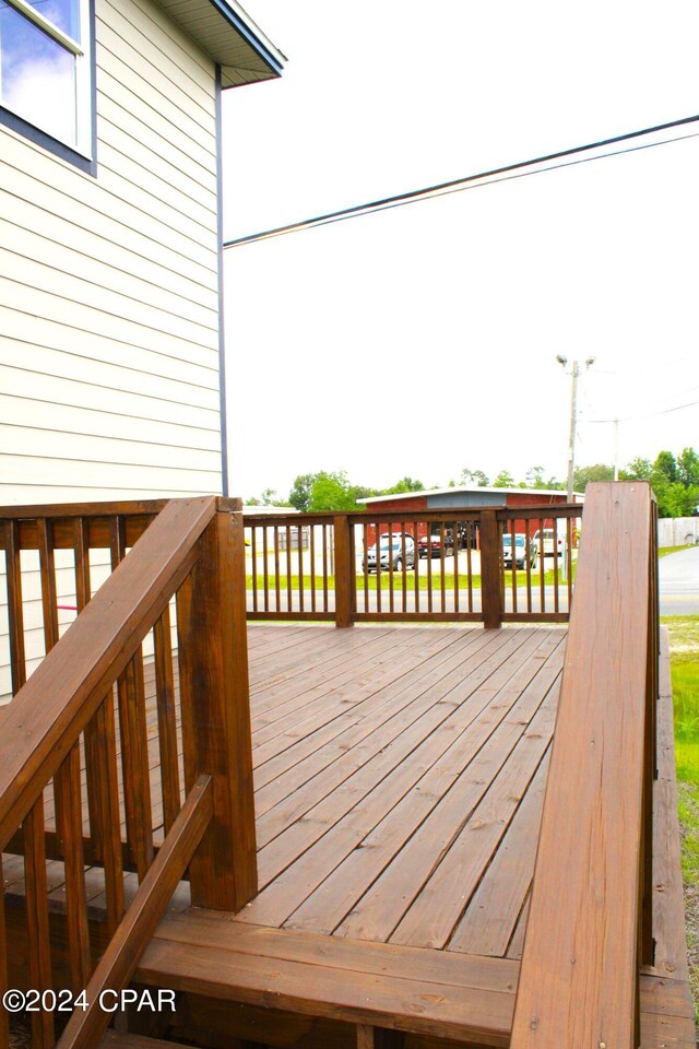 view of deck