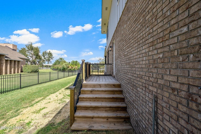 view of stairs