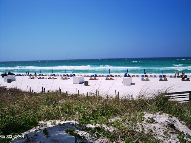 water view with a beach view