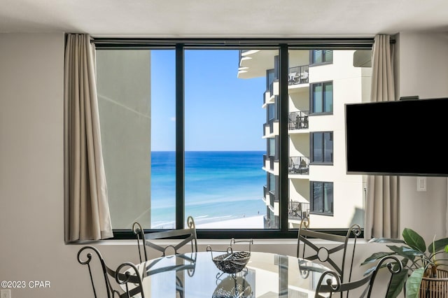 dining area with a healthy amount of sunlight