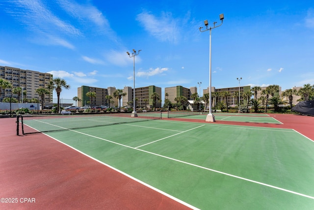 view of sport court featuring basketball court