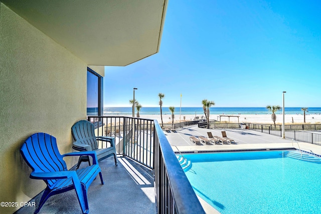 9850 S Thomas Dr Unit 211E, Panama City Beach, FL 32408 - community pool with view of water and beach
