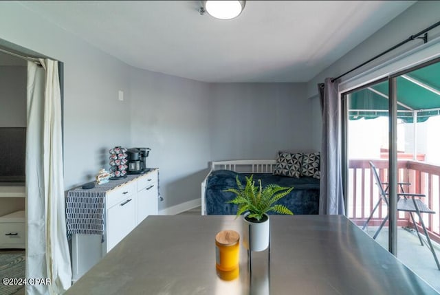 dining room featuring baseboards