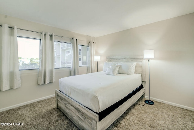 bedroom featuring carpet floors