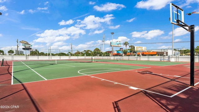 view of sport court