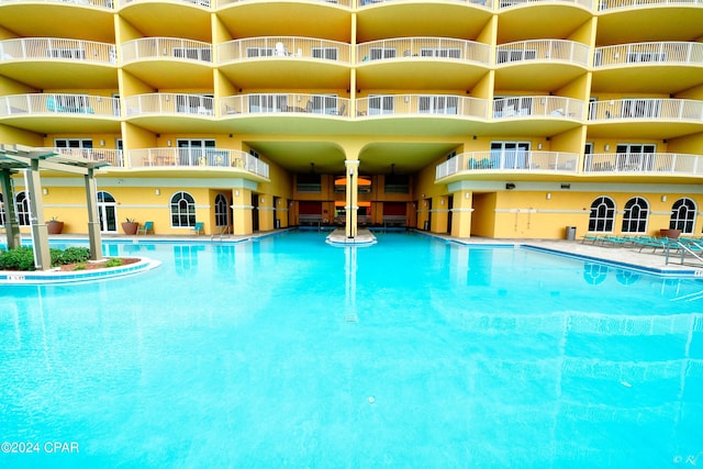 view of pool